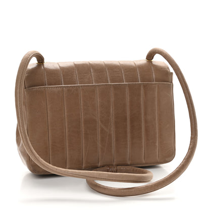 Chanel Lambskin Vertical Quilted CC Flap Shoulder Bag Brown 3 of 10