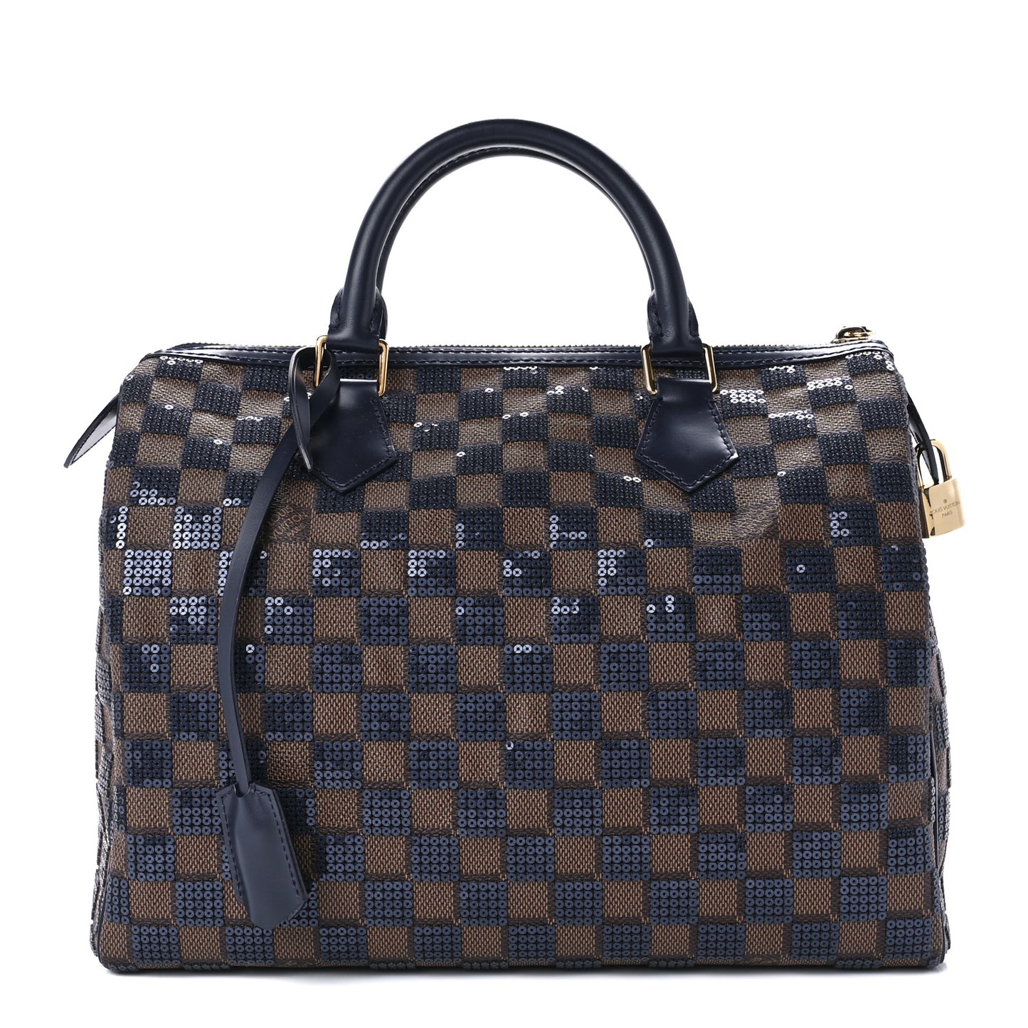 Damier Paillettes Speedy 30 Blue