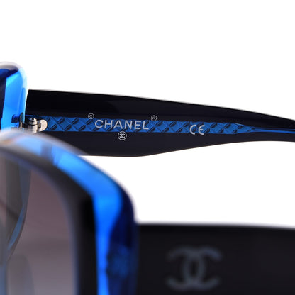 Chanel Mother of Pearl CC Sunglasses 40919 Blue 5 of 7