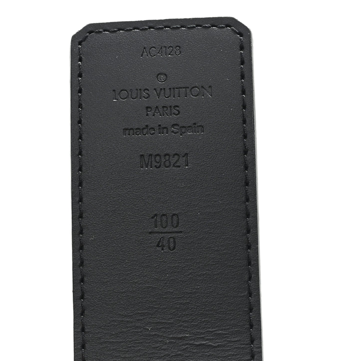 Monogram Calfskin 40mm LV Initiales Reversible Belt 100 40 Black