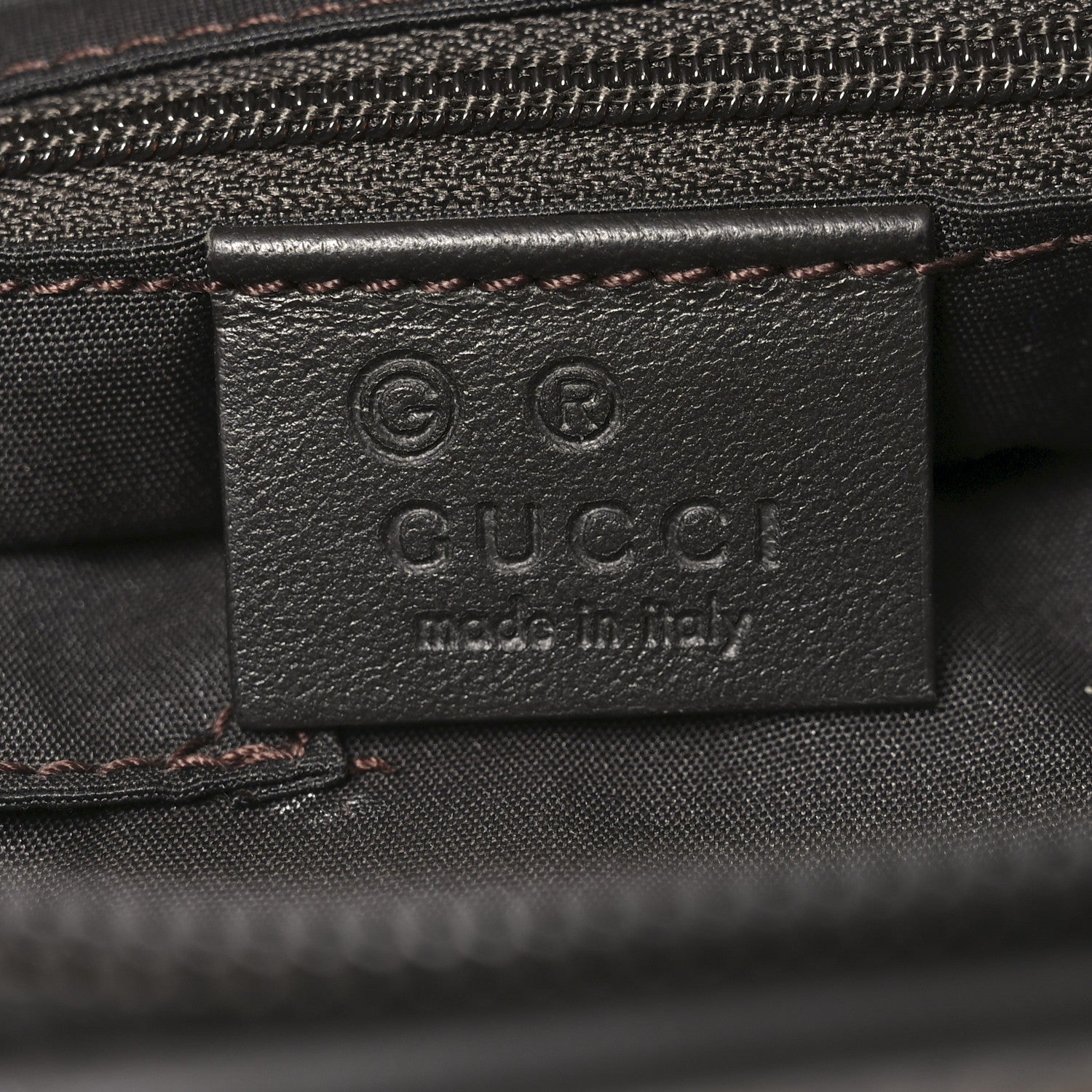 Gucci Monogram Eclipse Tote Dark Brown 6 of 10