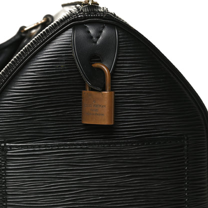 Louis Vuitton Epi Speedy 25 Black 7 of 16