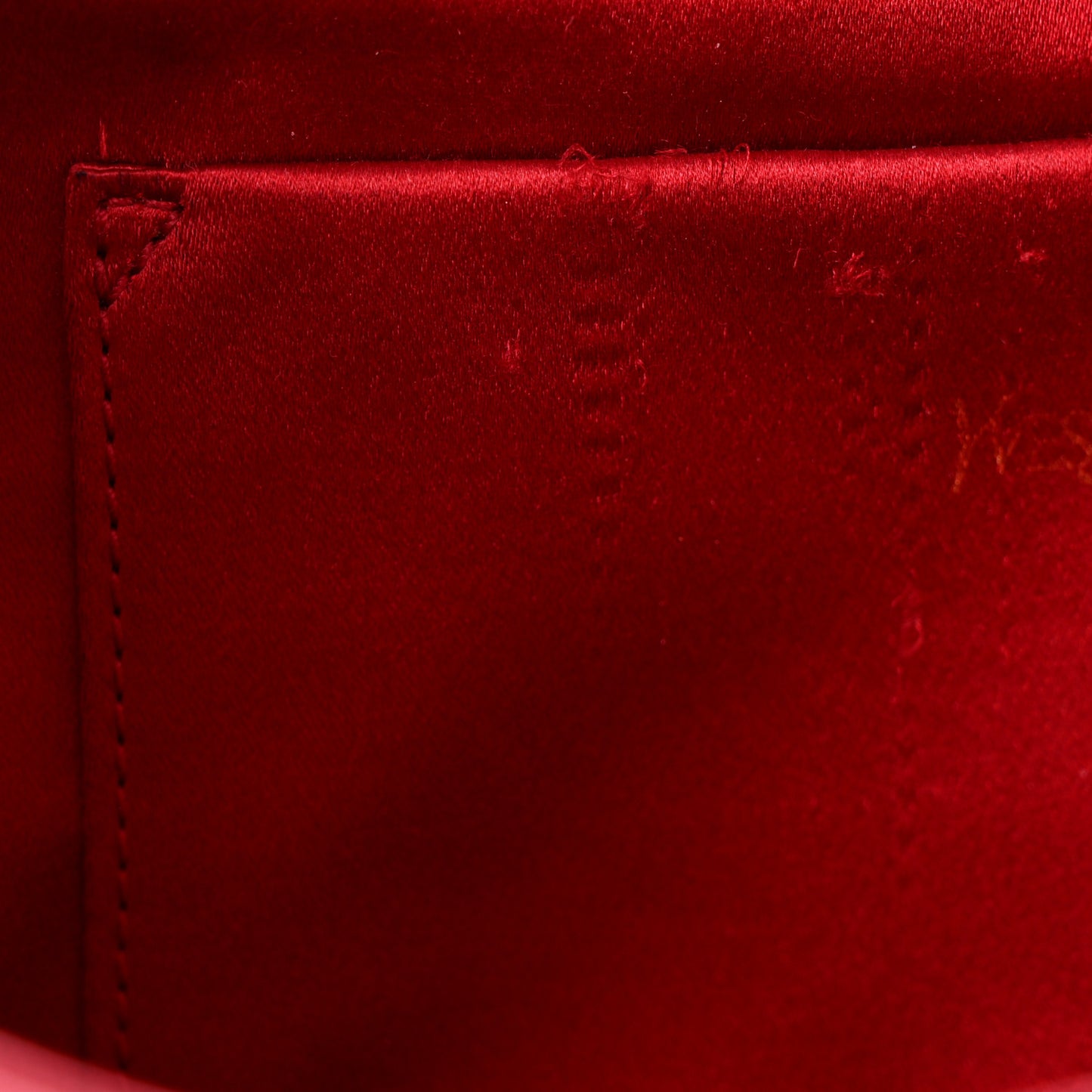 Textured Patent Monogram Large Belle De Jour Clutch Red