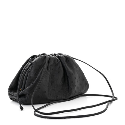 Bottega Veneta Ostrich The Mini Pouch Fondente 3 of 10