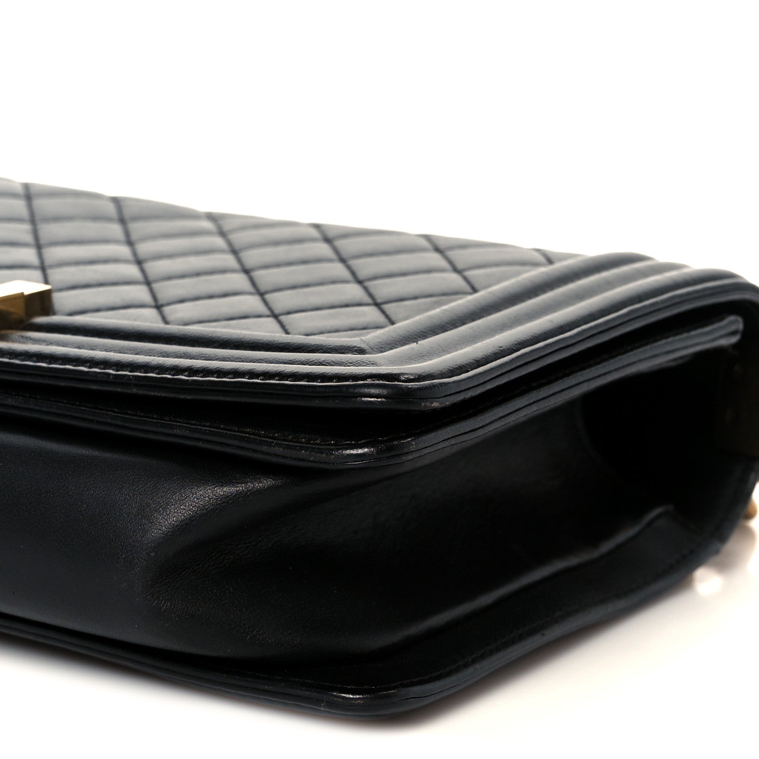 Chanel Lambskin Quilted Medium Boy Flap Black 10 of 10