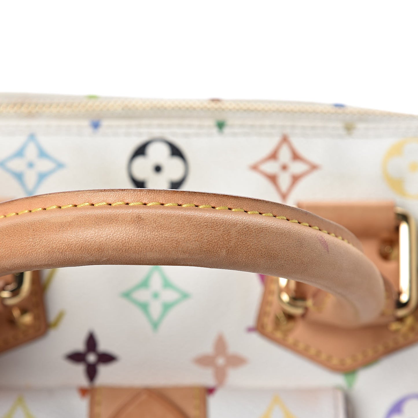 Monogram Multicolor Speedy 30 White