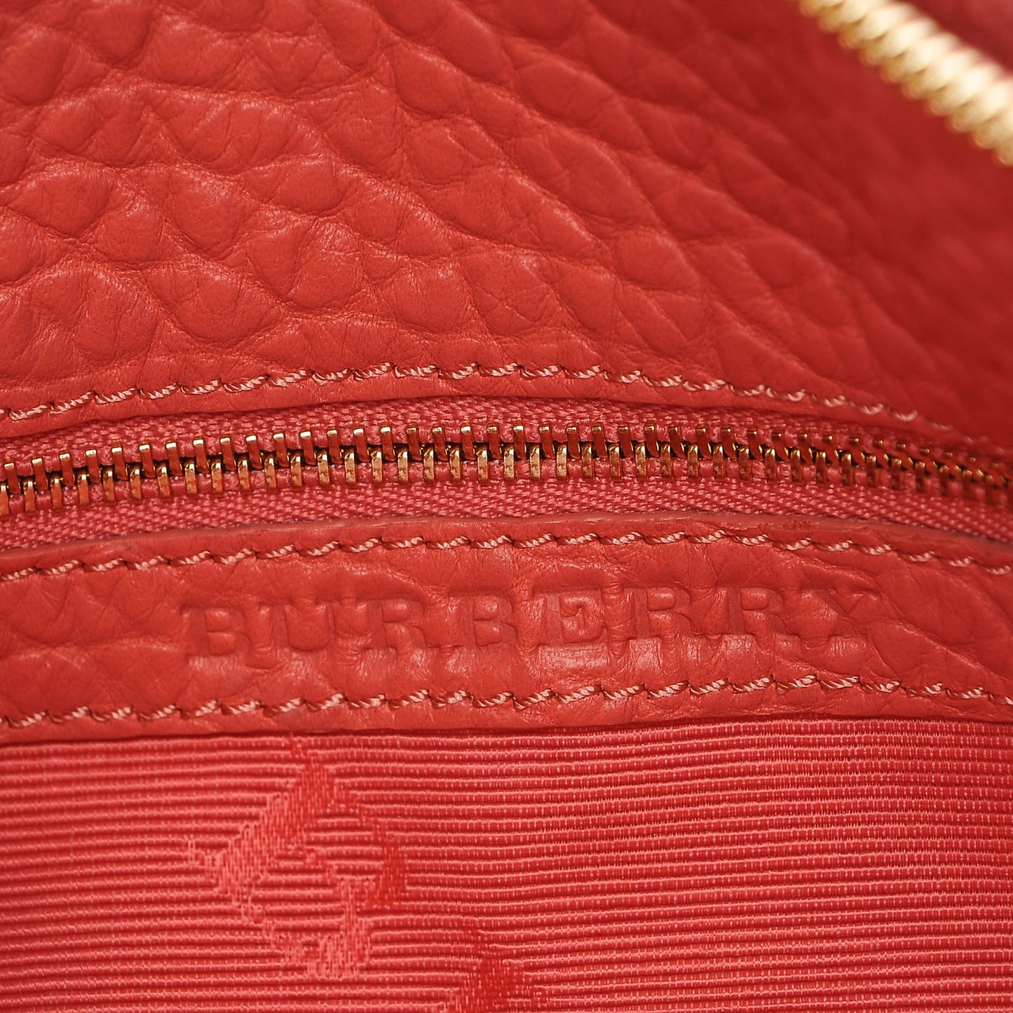 Signature Grain Calfskin Check Embossed Small Chichester Crossbody Clutch Bag Rose Pink
