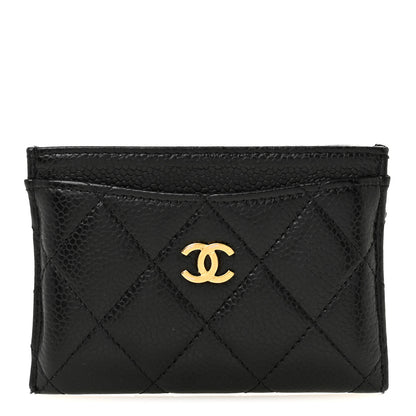 Chanel Caviar Quilted Card Holder Black 1 of 13