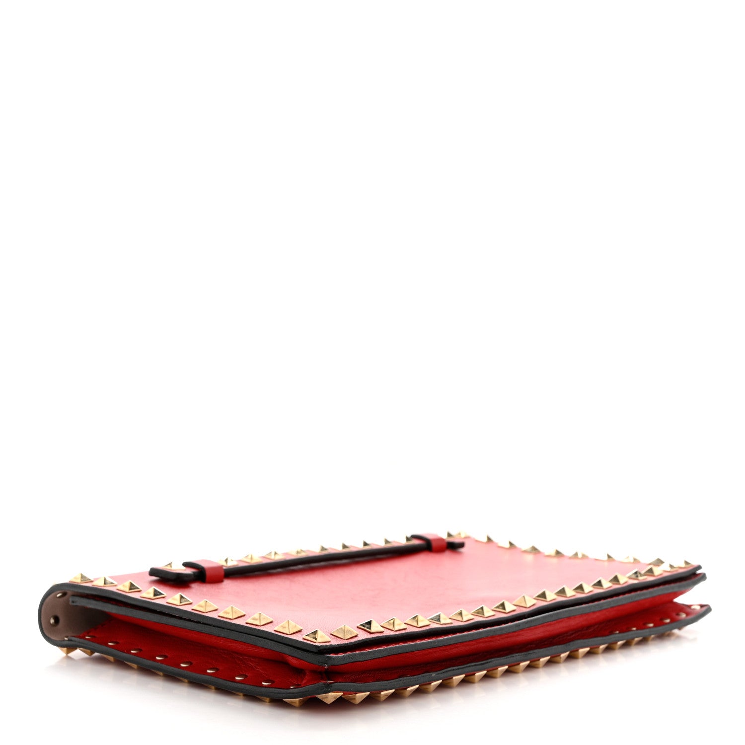 Valentino Garavani Nappa Rockstud Wristlet Clutch Rosso Valentino 3 of 7