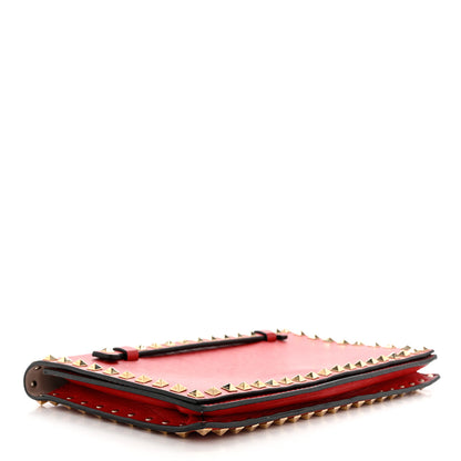 Valentino Garavani Nappa Rockstud Wristlet Clutch Rosso Valentino 3 of 7