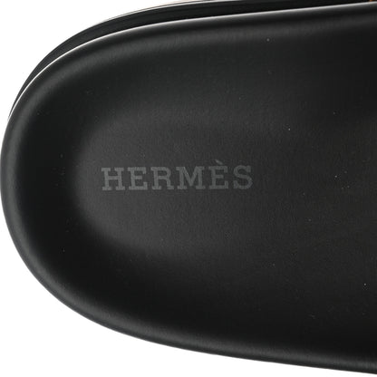 Hermes Suede Goatskin Womens Chypre Sandals 42 Naturel 7 of 8