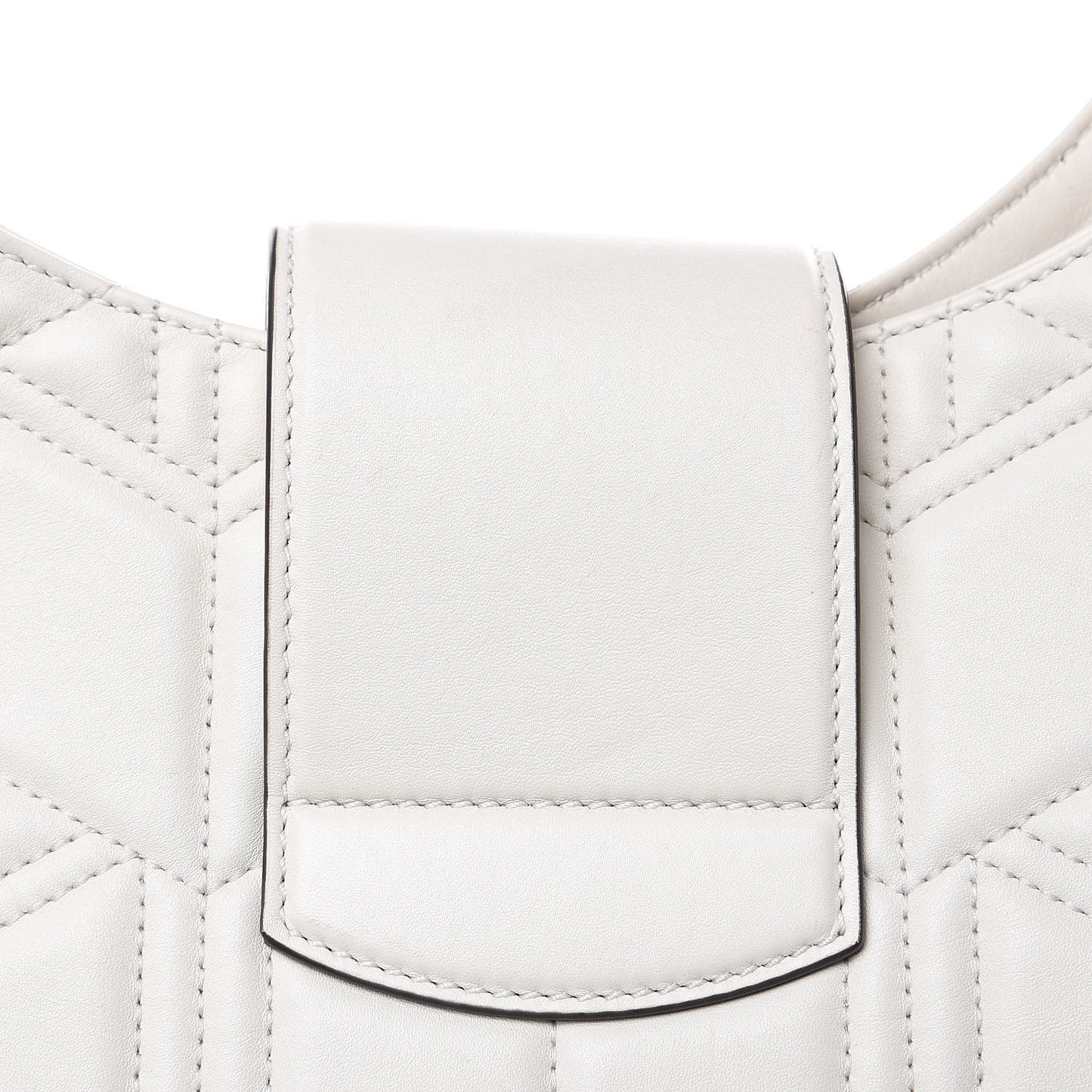 Calfskin Quilted Small Dionysus Hobo White