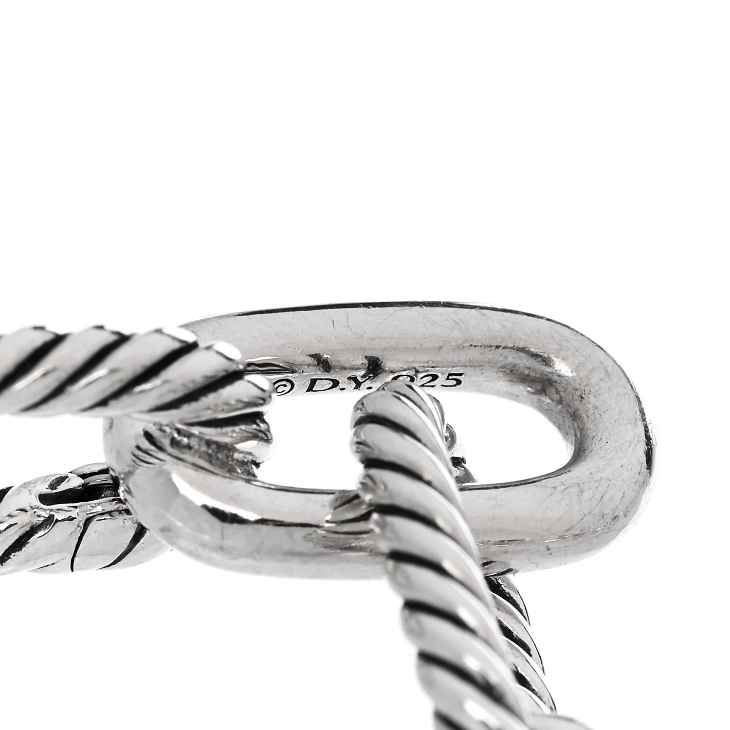 David Yurman Sterling Silver 18K Yellow Gold 11mm Madison Chain Bracelet 3 of 4
