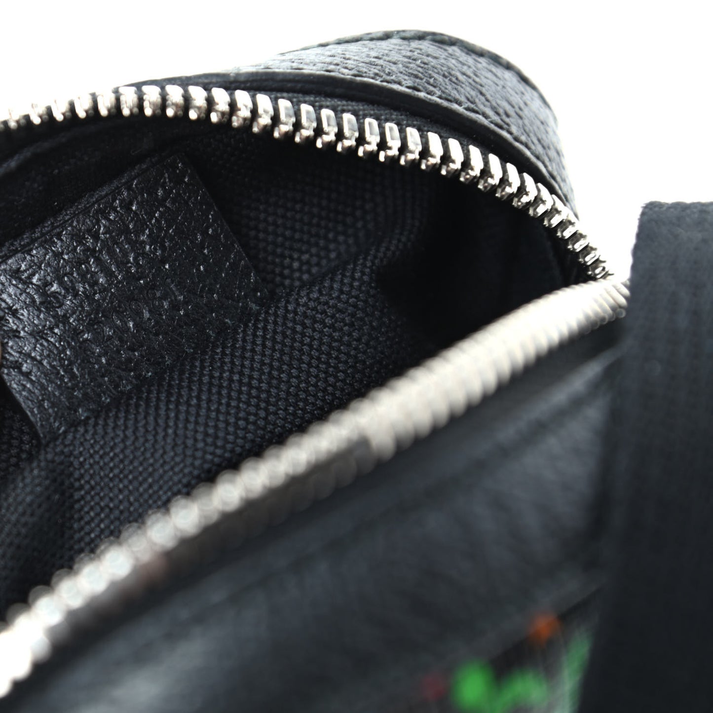 GG Supreme Monogram Psychedelic Messenger Bag Black