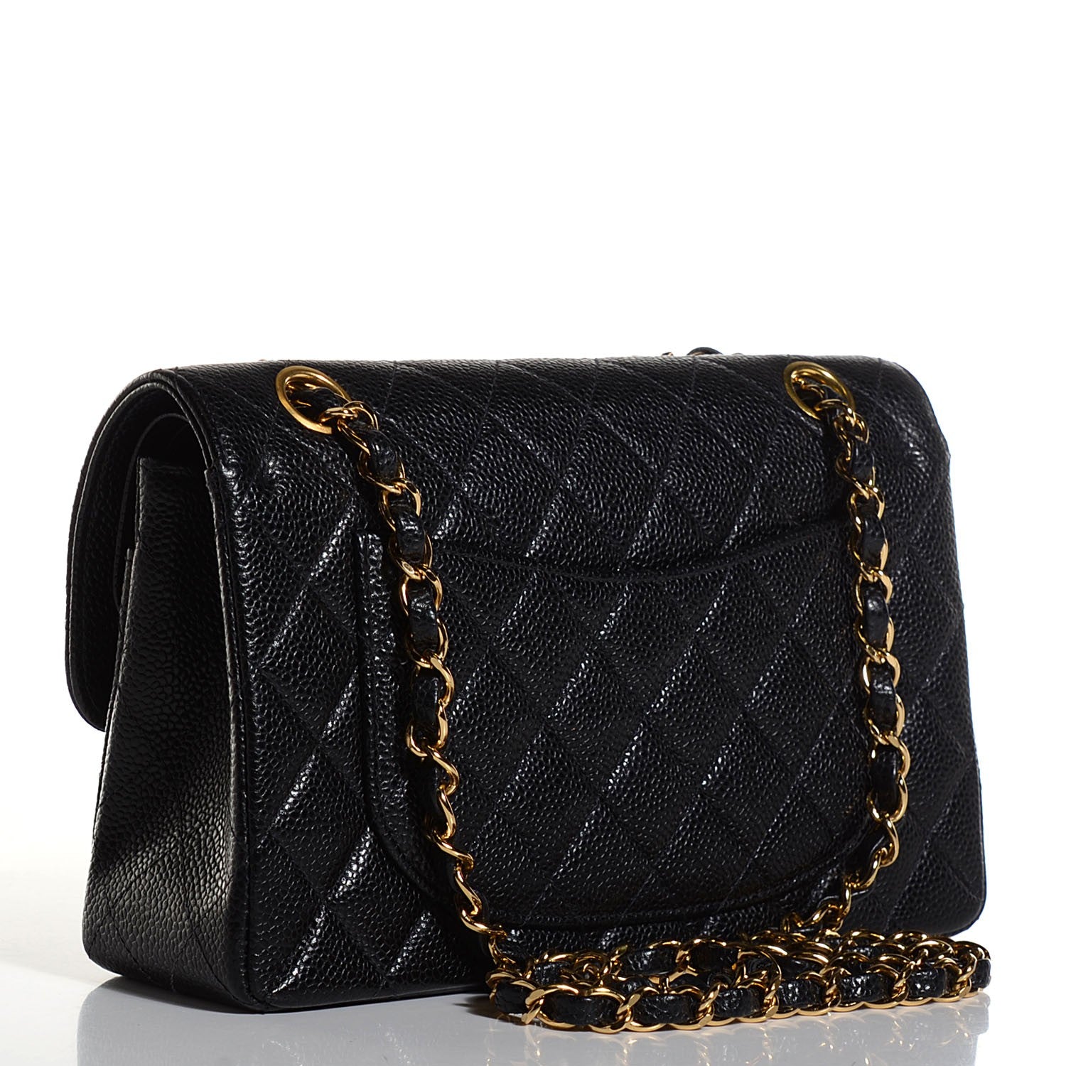 Chanel Caviar Quilted Small Double Flap Black 3 of 7