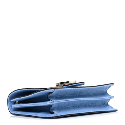Gucci Dollar Calfskin Small Interlocking G Shoulder Bag Mineral Blue 4 of 11