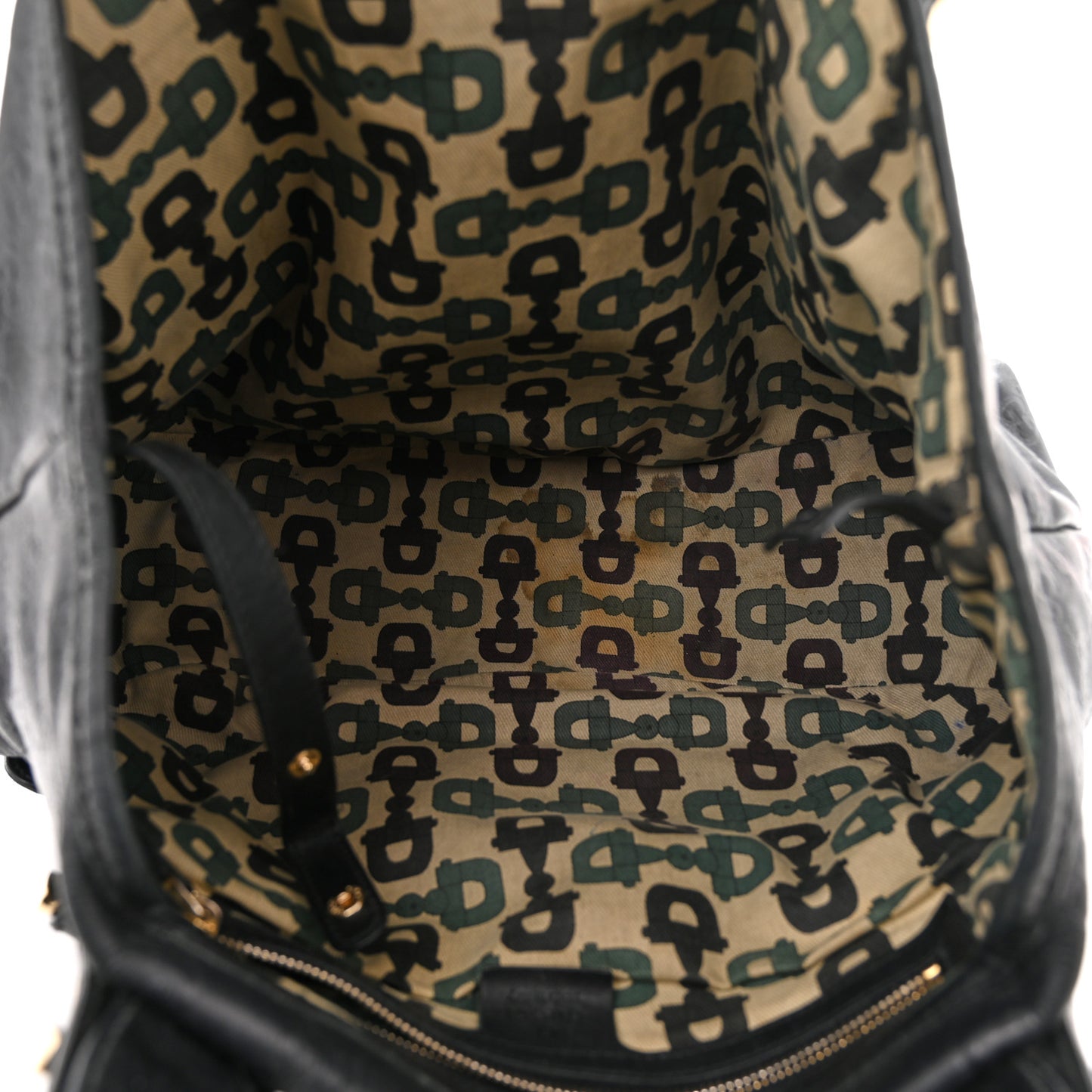 Guccissima Small Pelham Shoulder Bag Black
