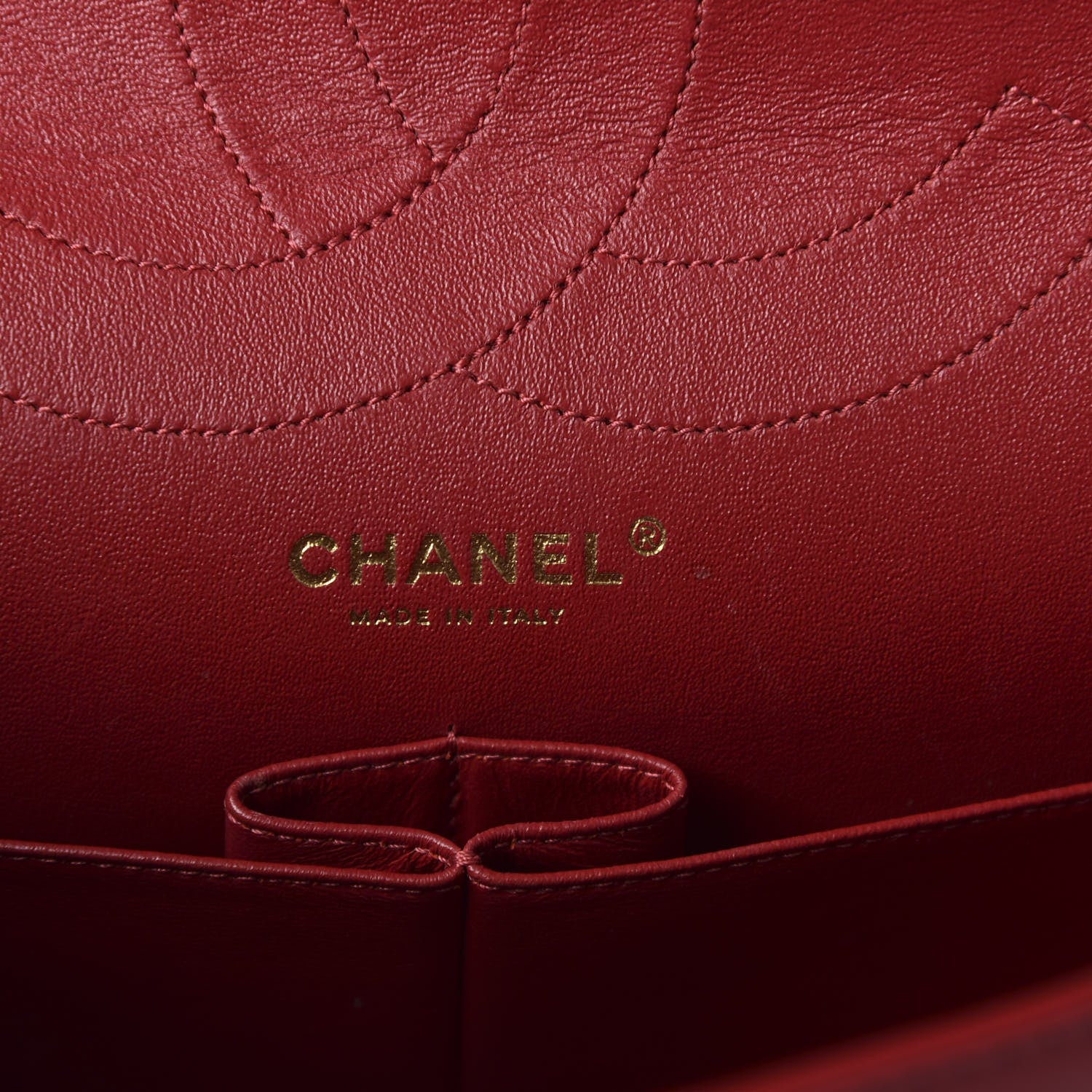 Chanel Aged Calfskin Quilted 2.55 Reissue 227 Flap Red 8 of 11