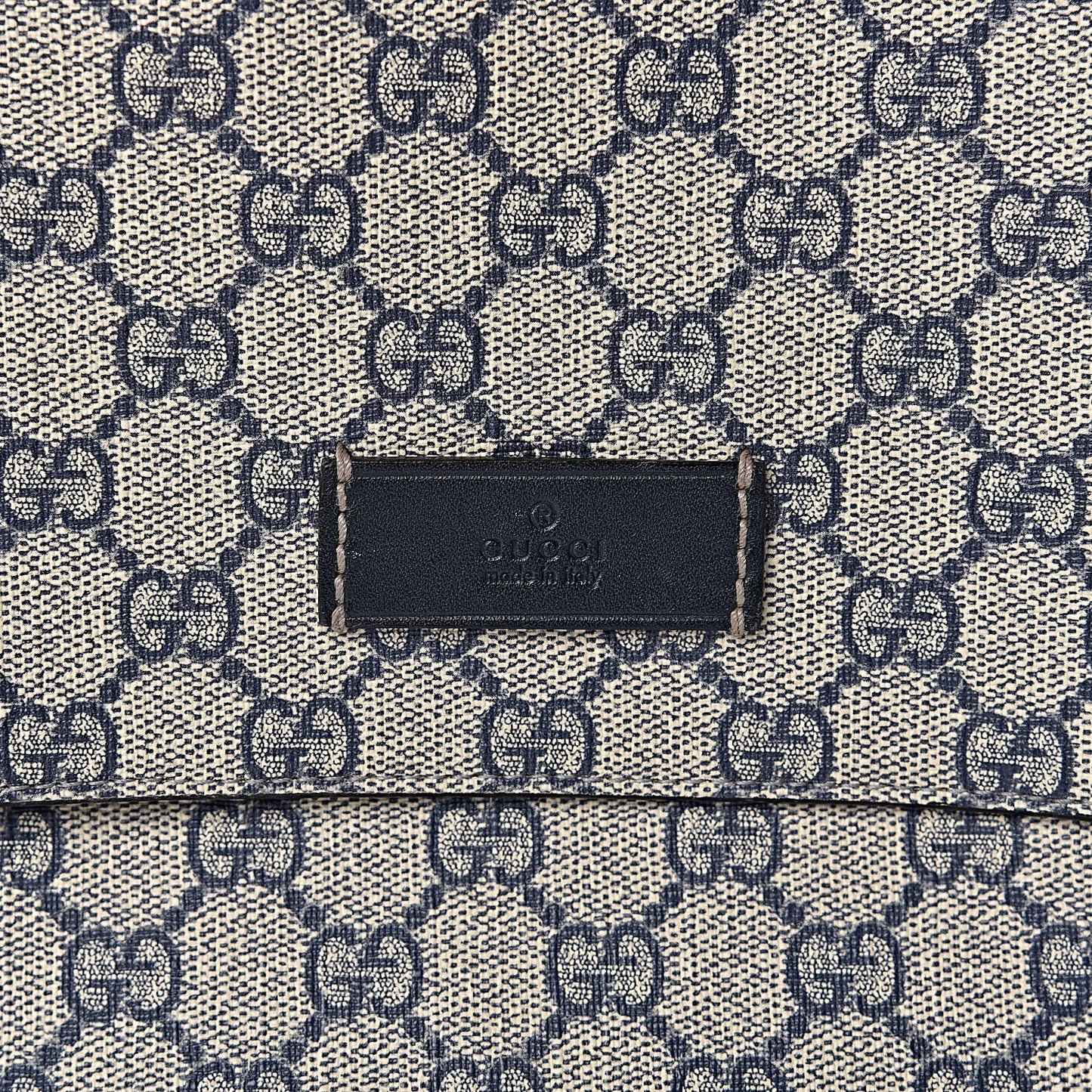 GG Plus Monogram Messenger Diaper Bag Navy