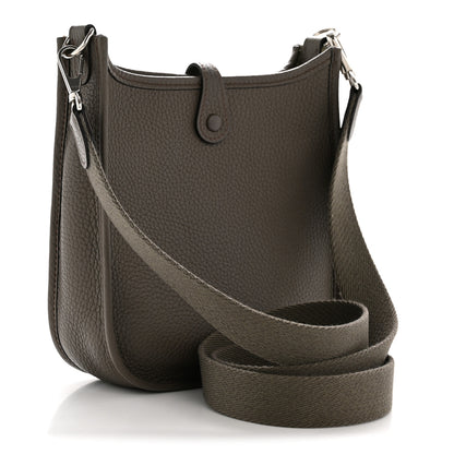 Hermes Taurillon Clemence Evelyne TPM Etain 2 of 11