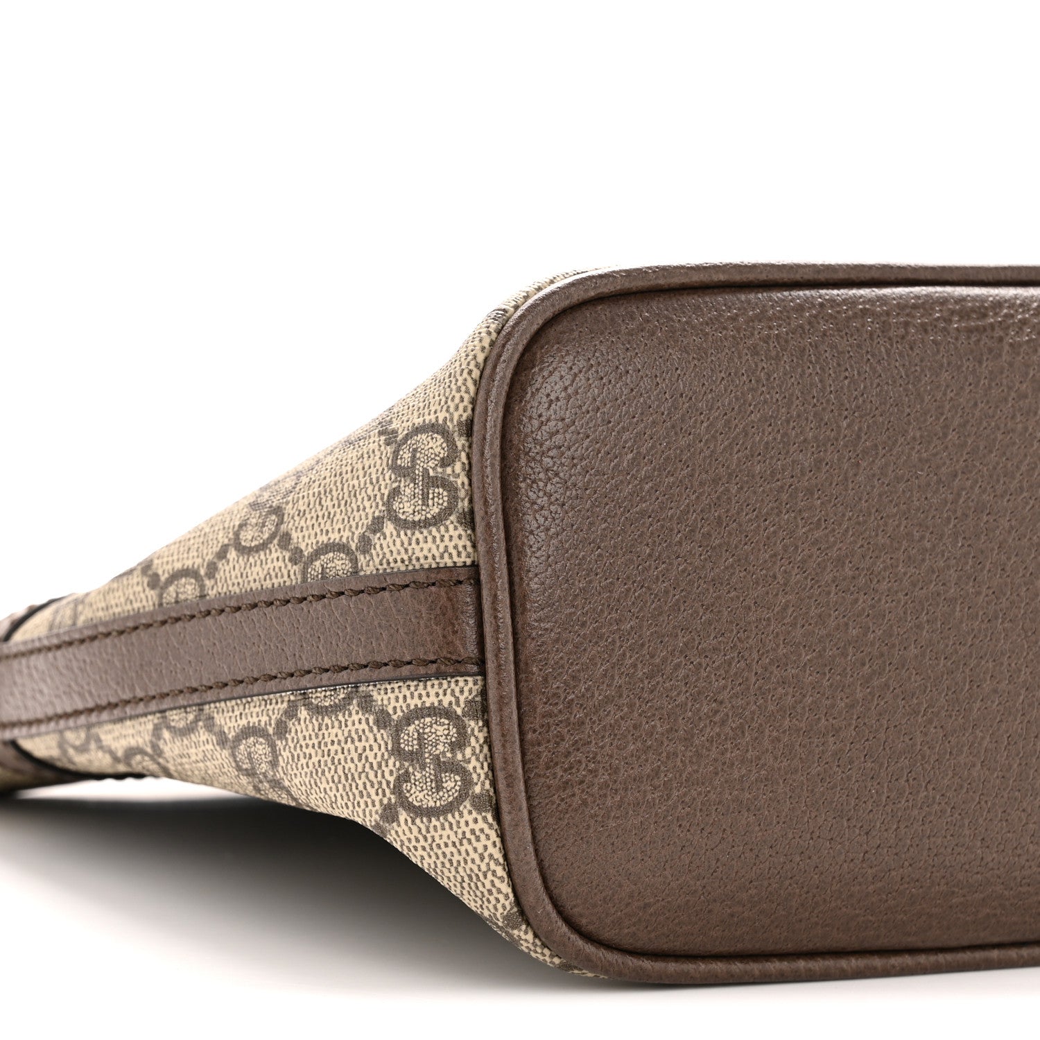 Gucci GG Supreme Monogram Web Ophidia Chain Shoulder Bag Brown 9 of 11