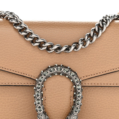 Gucci Dollar Calfskin Crystal Mini Dionysus Shoulder Bag Natural Tan Black Diamond 21 of 28