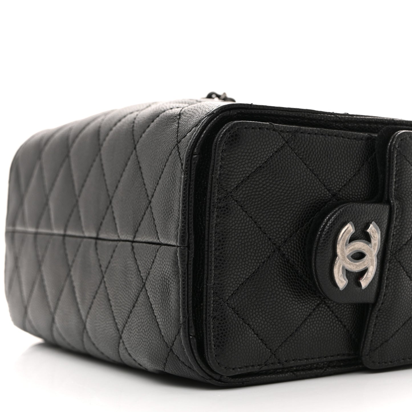 Caviar Quilted Mini Chanel 25 Handbag Black
