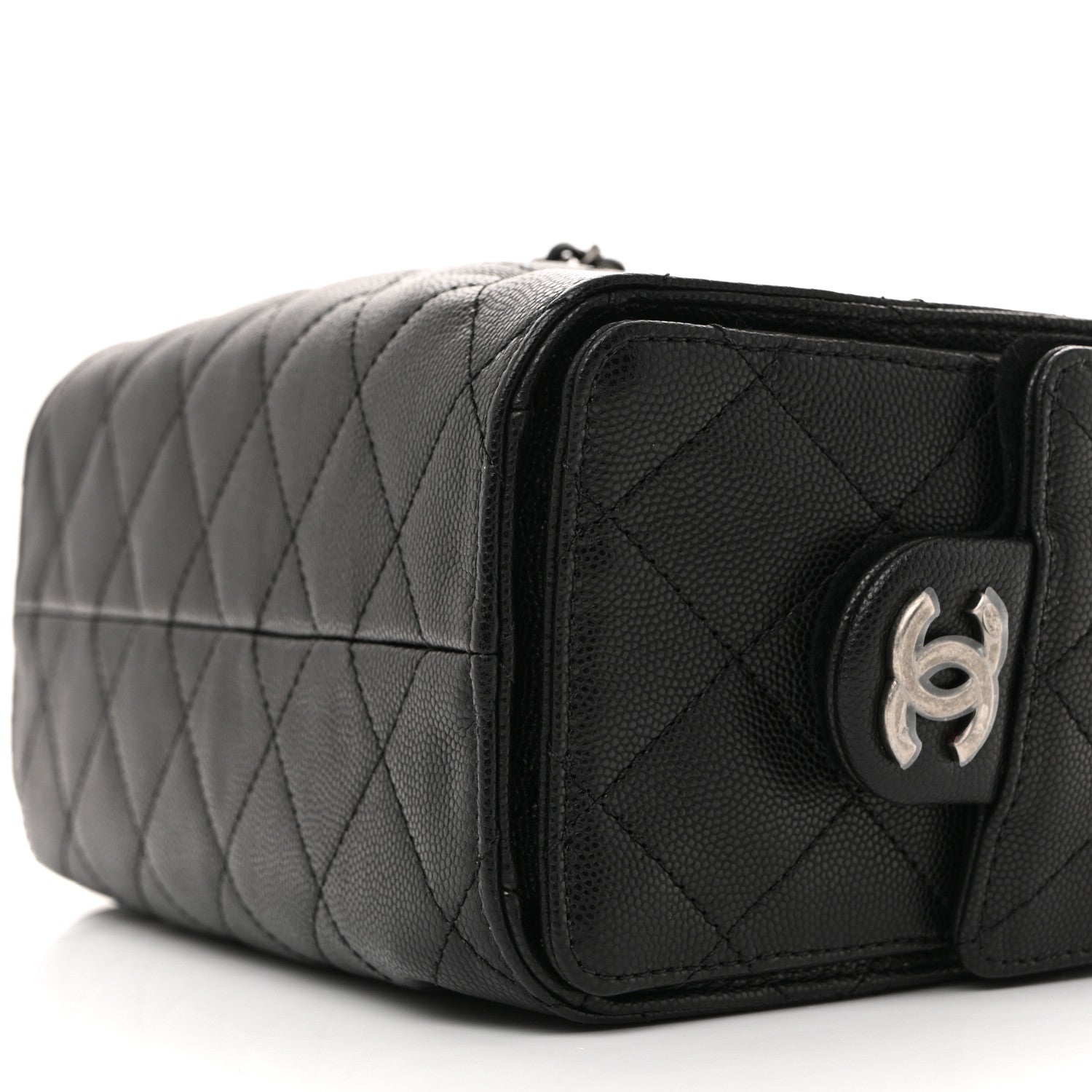 Chanel Caviar Quilted Mini Chanel 25 Handbag Black 10 of 10