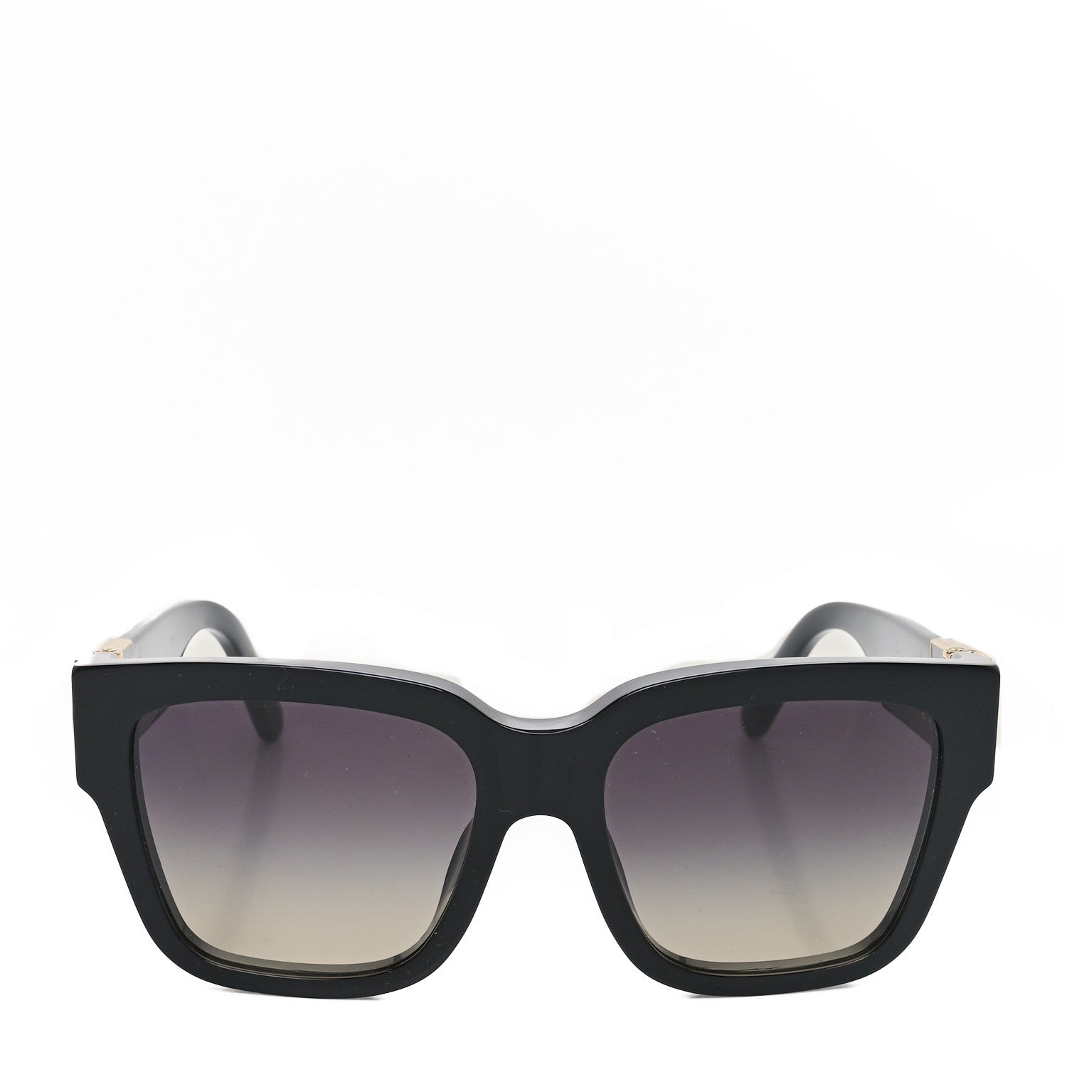 Louis Vuitton Acetate LV Link PM Square Sunglasses Z1566E Black