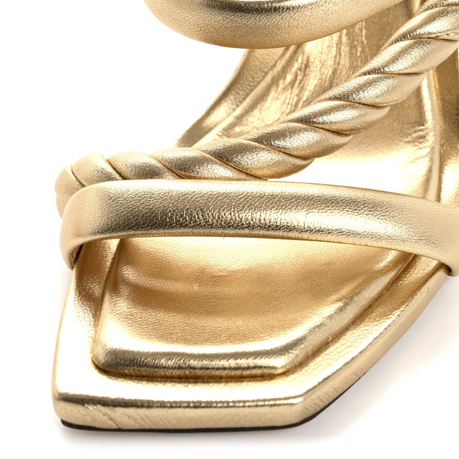 Jimmy Choo Metallic Nappa Diosa 90 Sandals 36 Gold 11 of 11