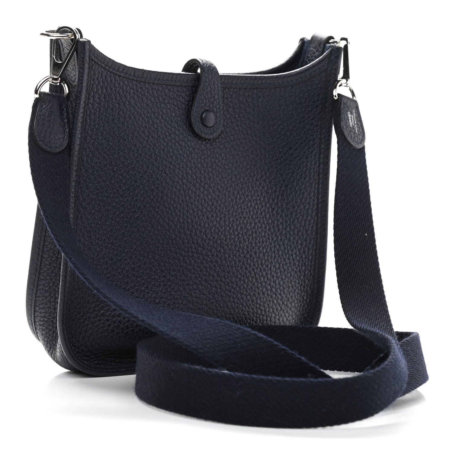 Hermes Taurillon Clemence Evelyne TPM Bleu Nuit 3 of 11