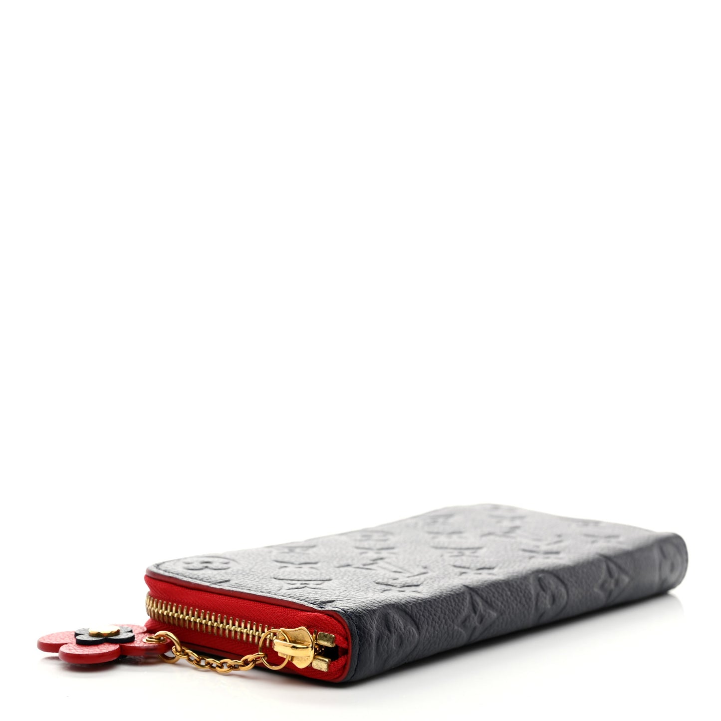 Empreinte Blooming Flowers Clemence Wallet Marine Rouge