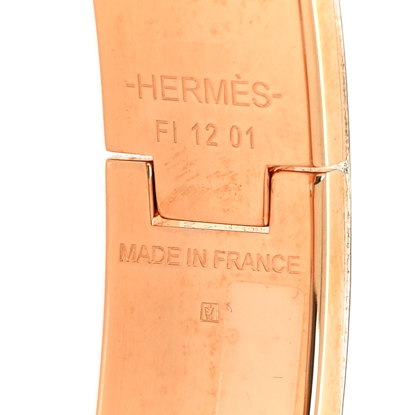 Enamel Narrow Clic Clac H Fusion Bracelet PM Rose Candeur Jaune Tennis