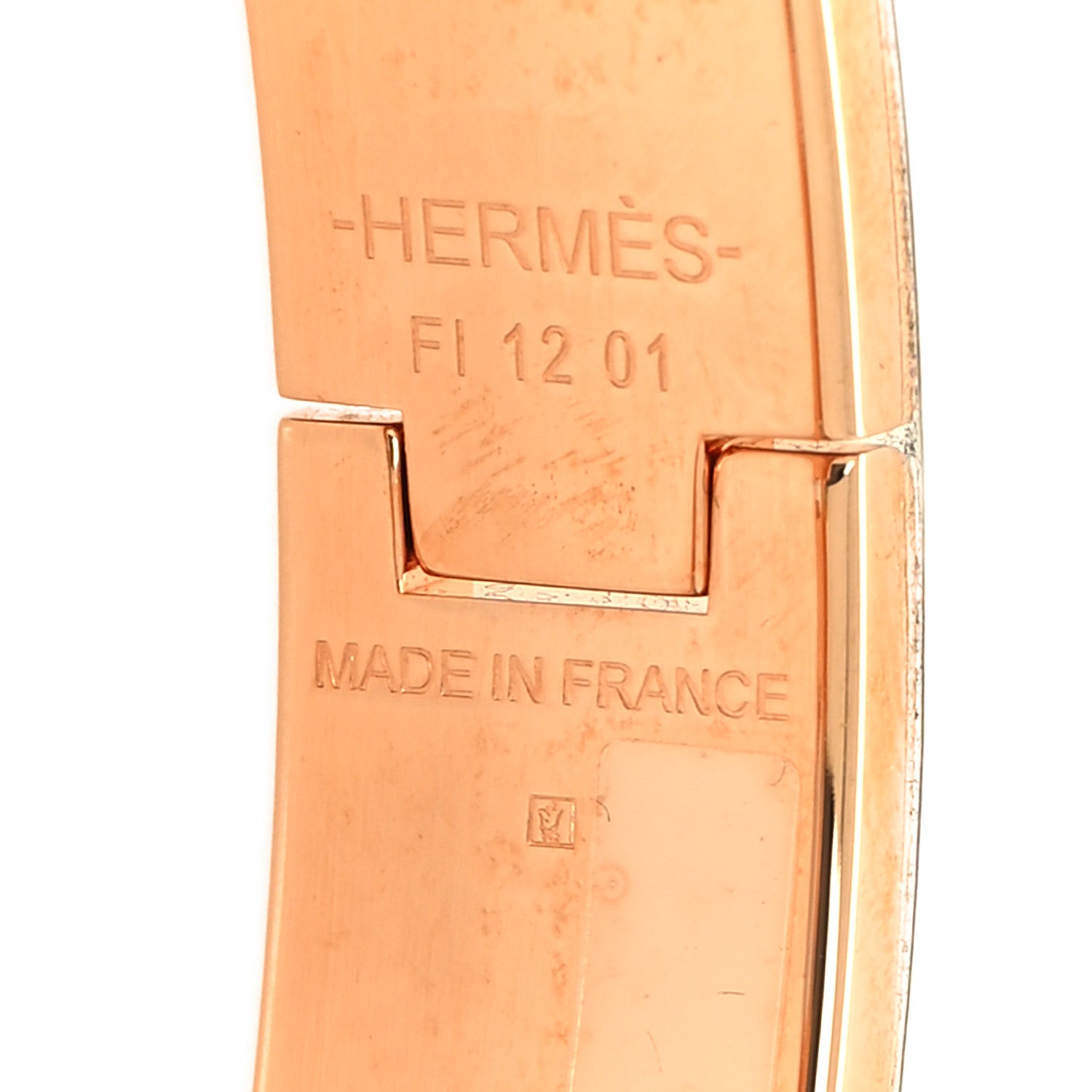Hermes Enamel Narrow Clic Clac H Fusion Bracelet PM Rose Candeur Jaune Tennis 5 of 5