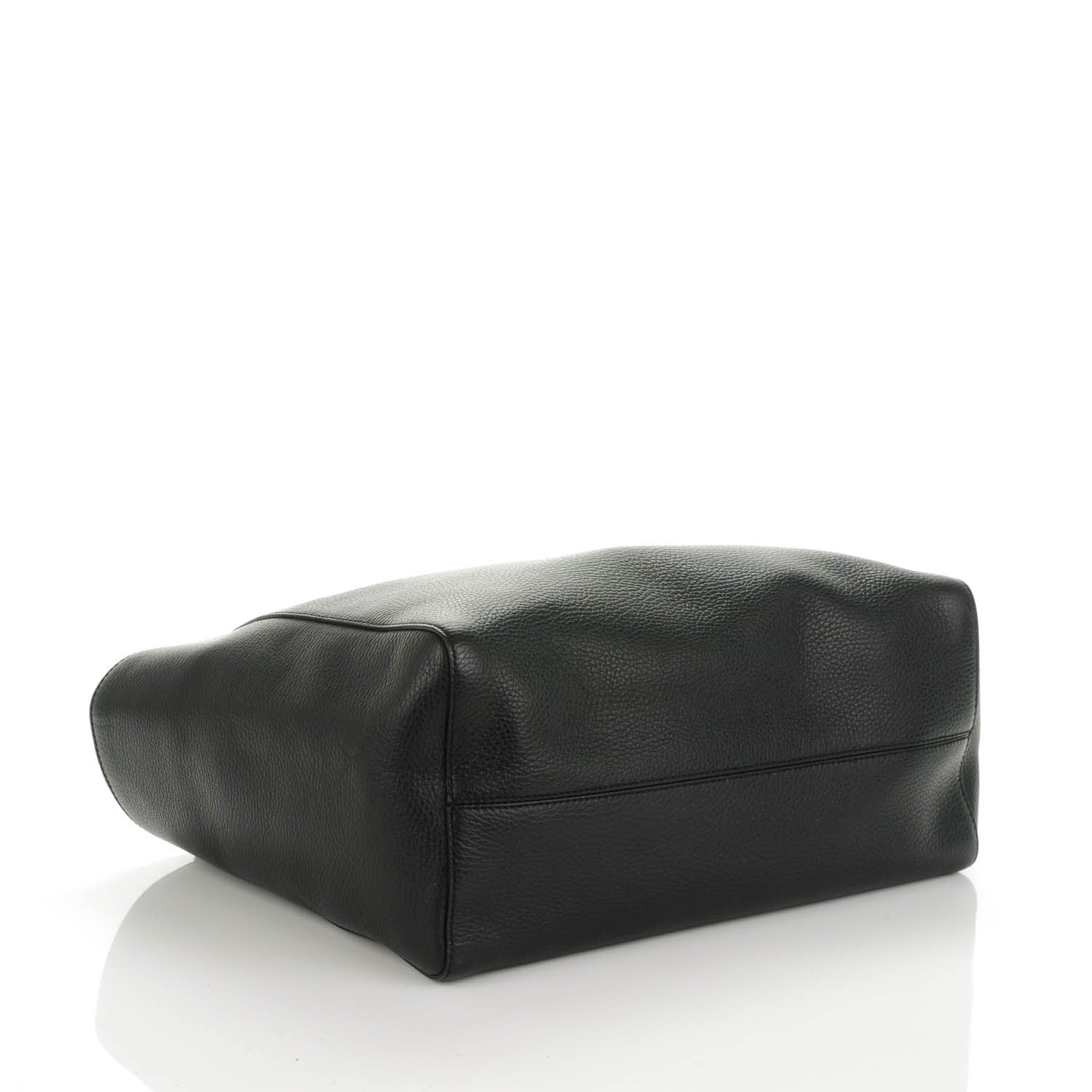 Gucci Pebbled Calfskin Medium Swing Tote Black 4 of 6