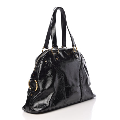 Saint Laurent Patent Large Muse Black 3 of 20