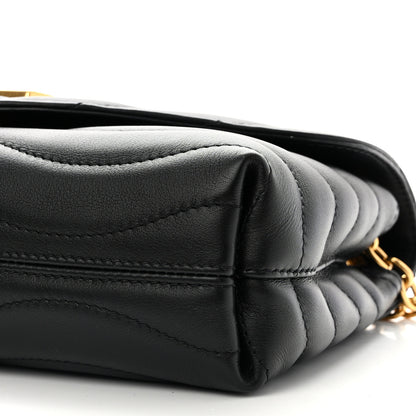 Louis Vuitton Calfskin LV New Wave Chain Bag Black 9 of 10