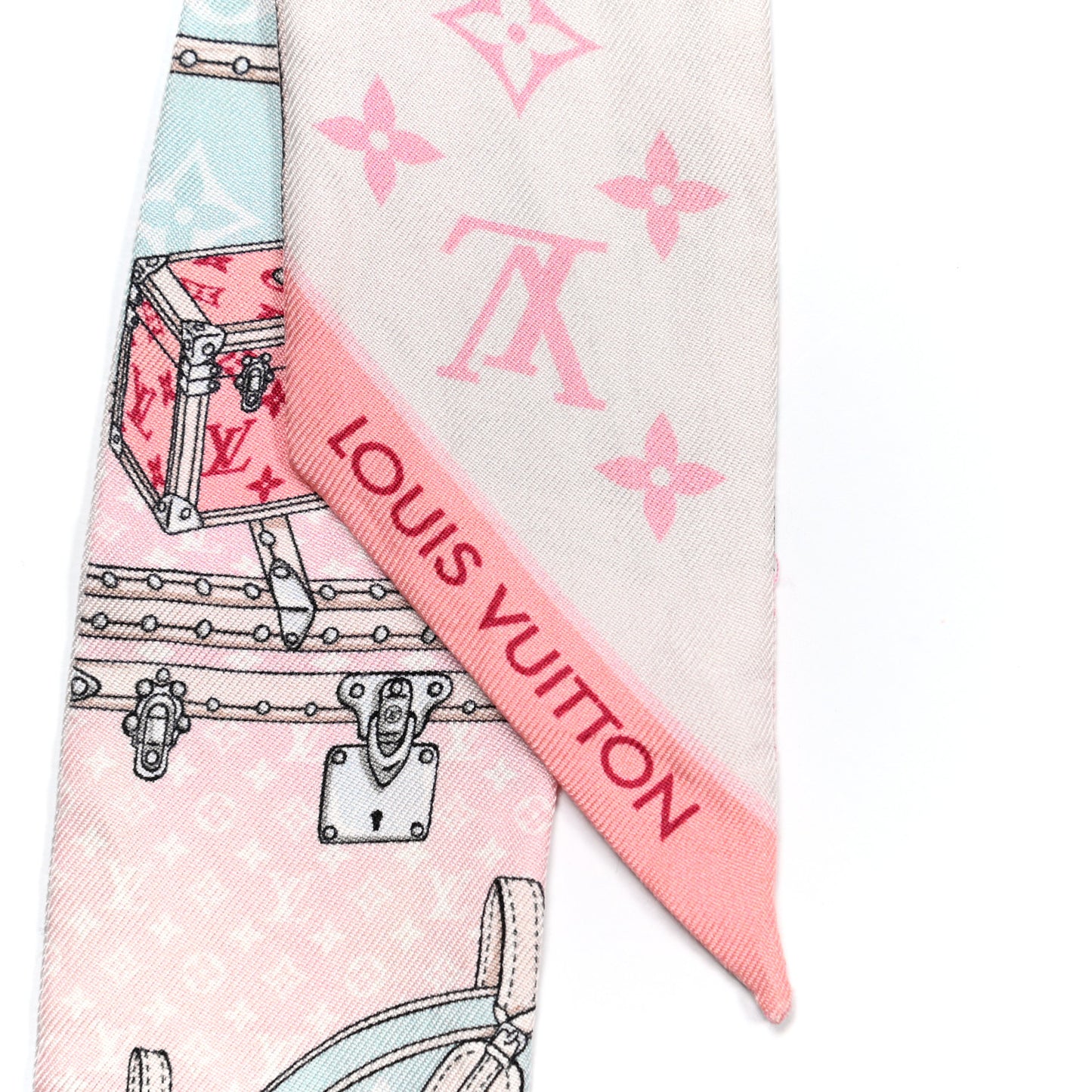 Silk Monogram Let's Go BB Bandeau Pink