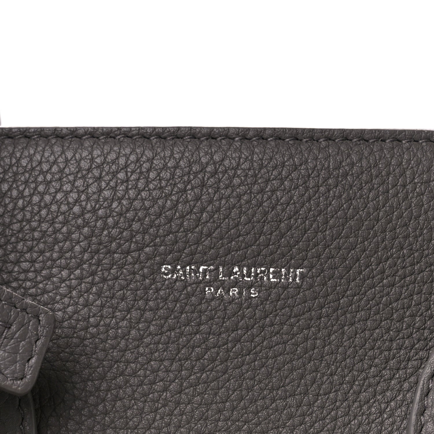 Saint Laurent Grained Calfskin Small Supple Sac De Jour Earth 7 of 12
