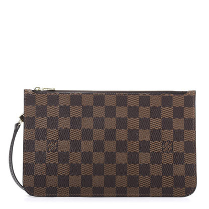 Louis Vuitton Damier Ebene Neverfull MM GM Pochette 1 of 10
