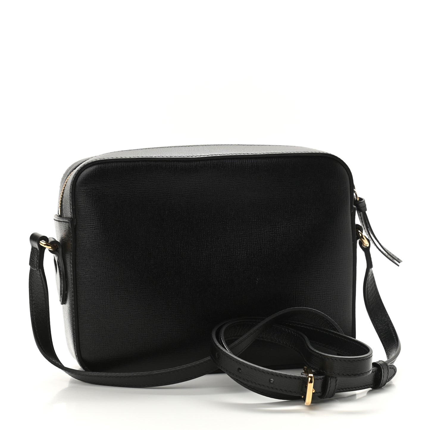 Textured Calfskin Small Horsebit 1955 Shoulder Bag Black