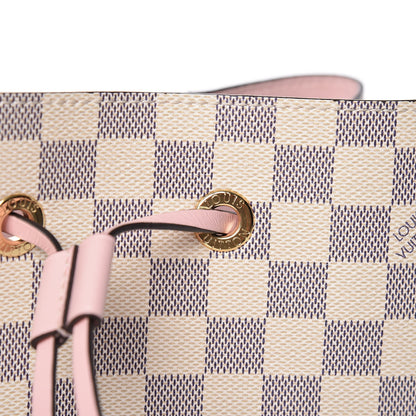 Louis Vuitton Damier Azur Neonoe MM Eau De Rose 10 of 11