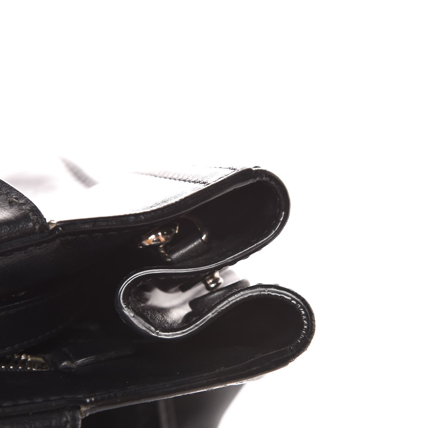 Prada Nappa Vertical Stitched Tote Black 10 of 14