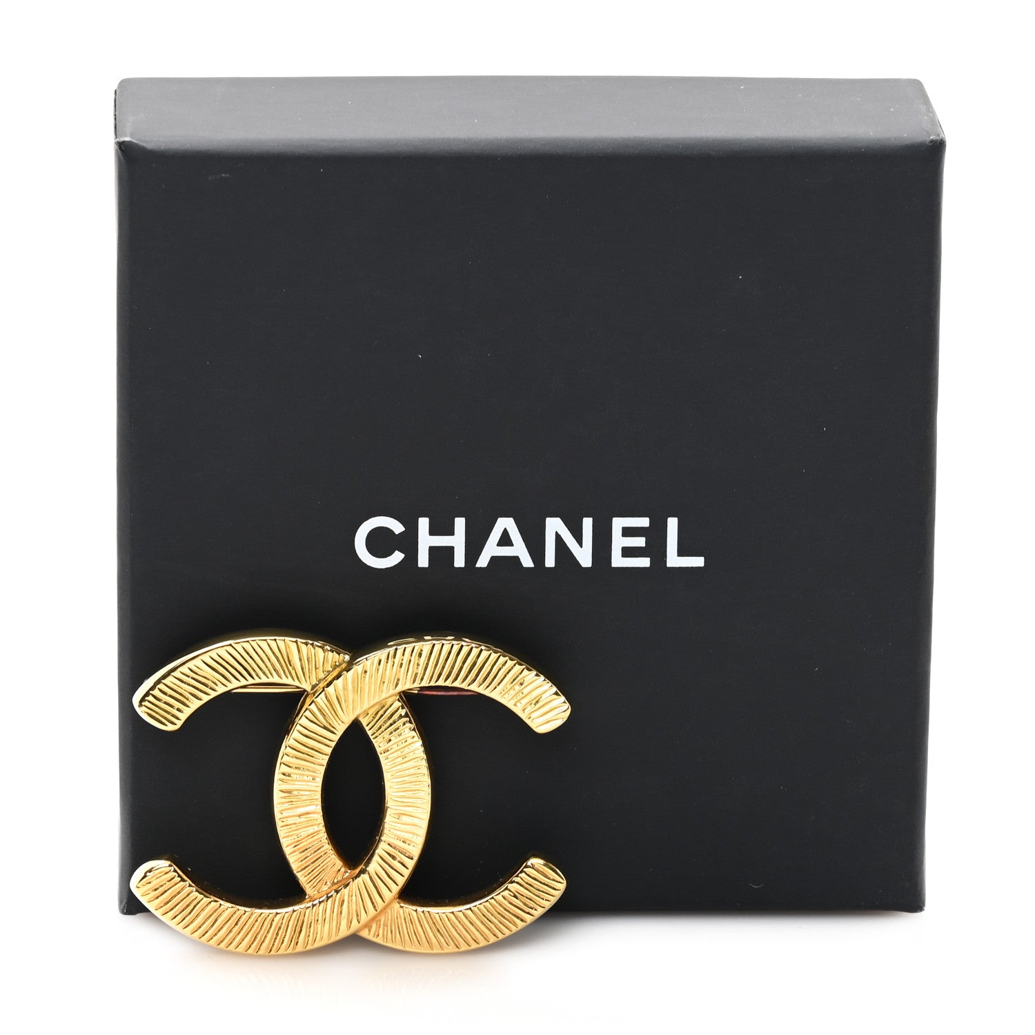Chanel Metal CC Brooch Gold 4 of 4