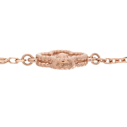 Van Cleef & Arpels 18K Rose Gold 6 Motifs Sweet Alhambra Bracelet 3 of 5