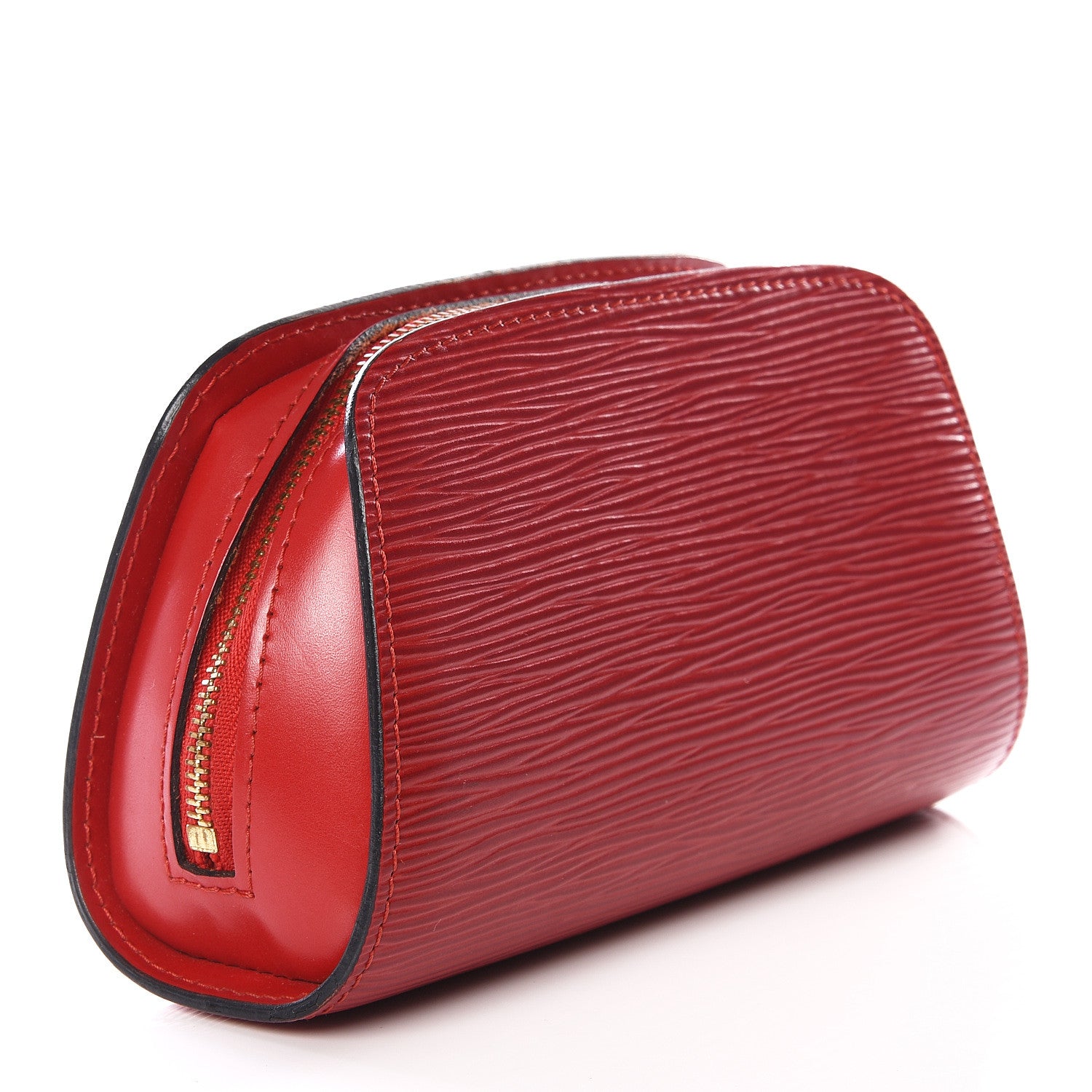 Louis Vuitton Epi Dauphine 17 Cosmetic Pouch Castillan Red 2 of 8