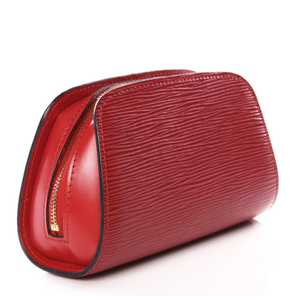 Louis Vuitton Epi Dauphine 17 Cosmetic Pouch Castillan Red 2 of 8