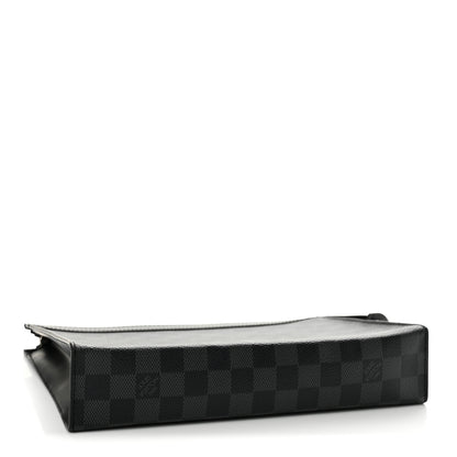 Louis Vuitton Damier Graphite Pochette Voyage MM 4 of 10