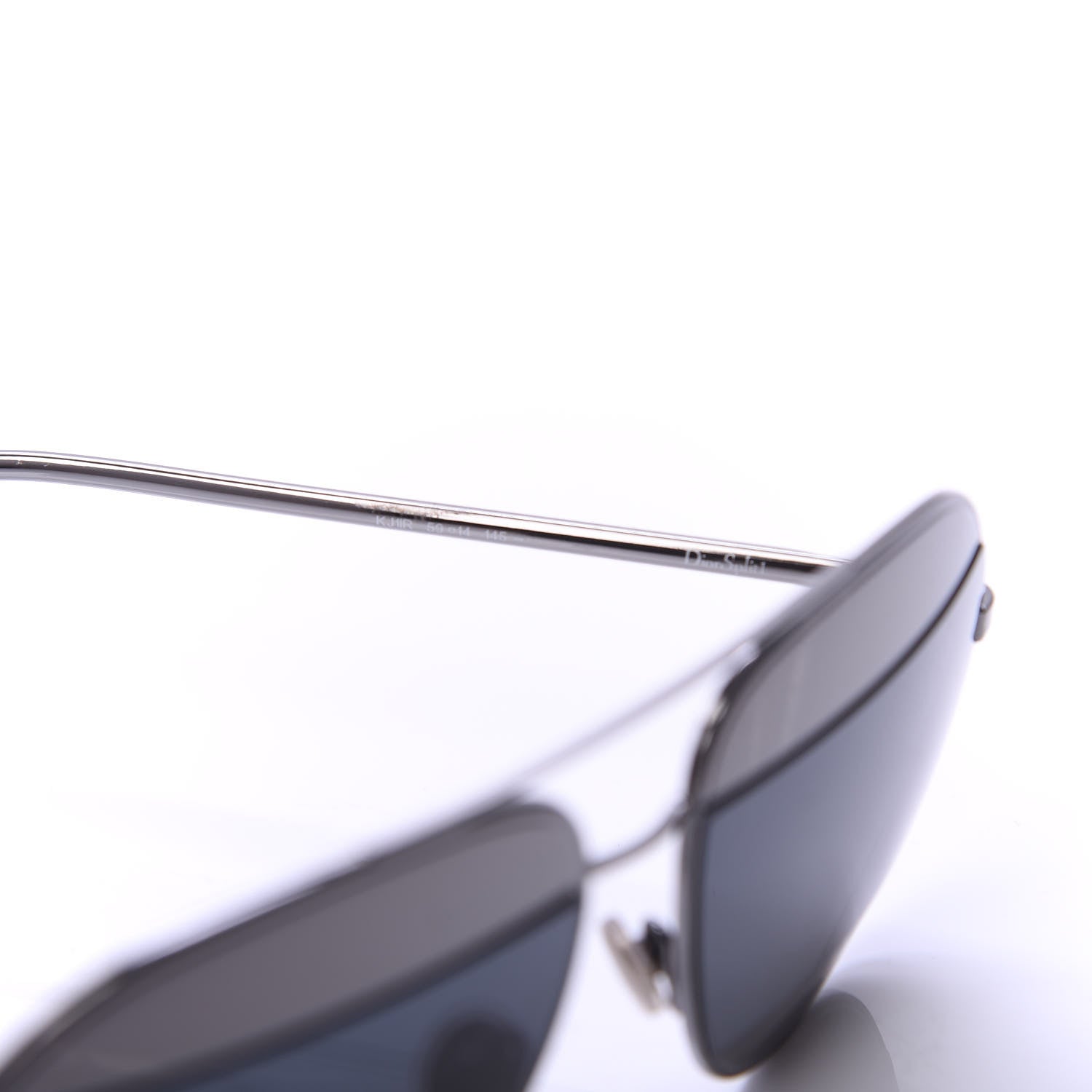 Christian Dior Split 1 Aviator Sunglasses Silver 5 of 8
