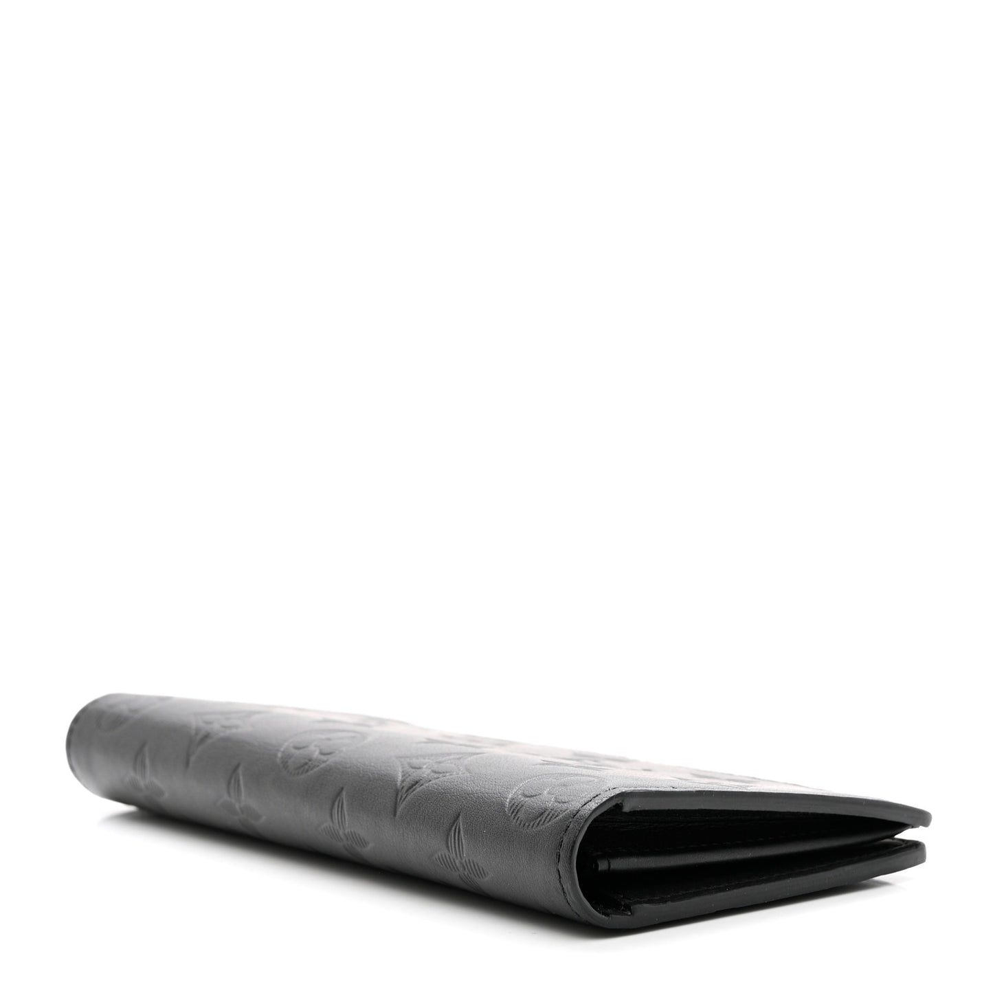 Calfskin Monogram Shadow Brazza Wallet Black